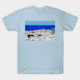 Greek Village By The Sea T-Shirt